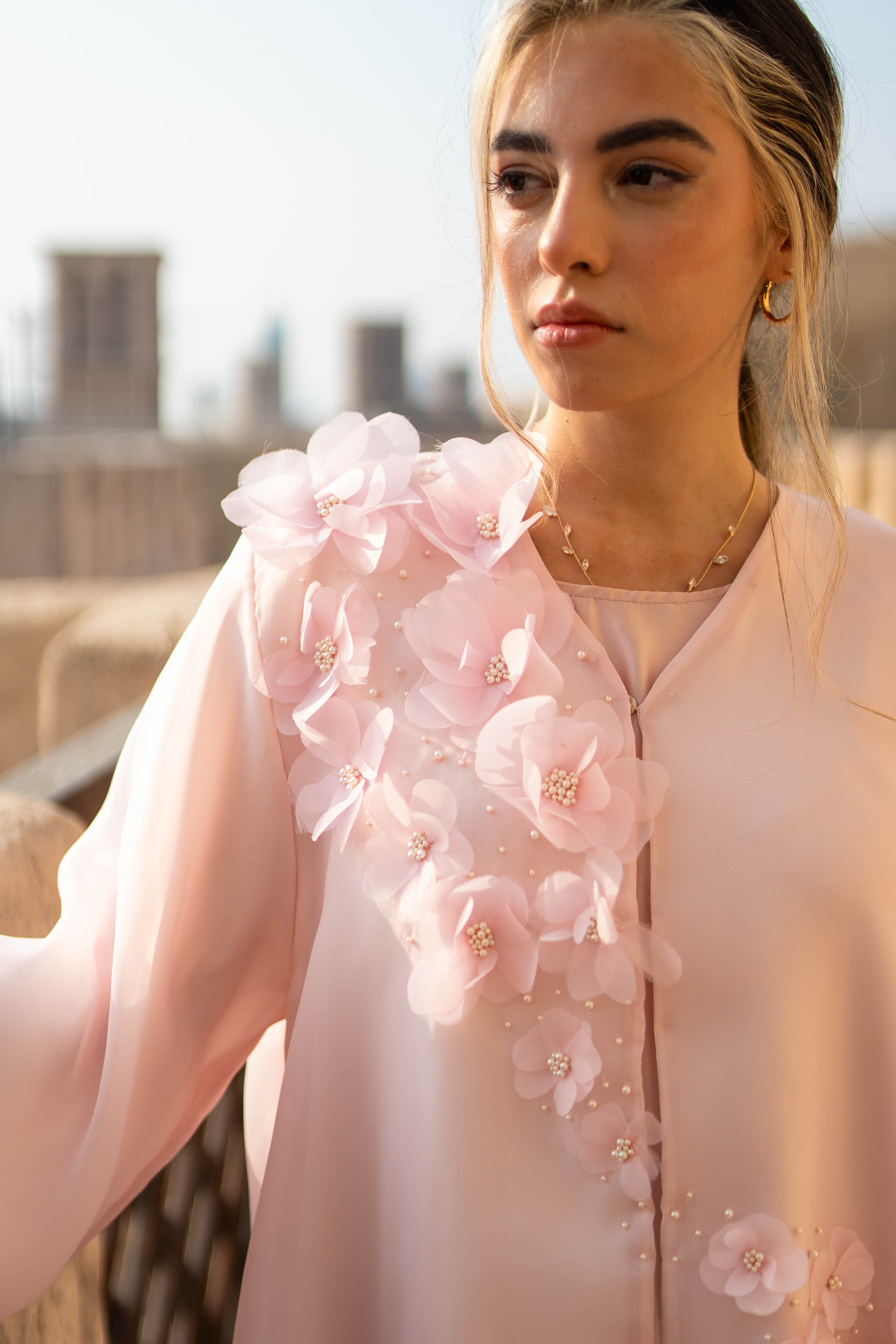 Wardah Blush Abaya